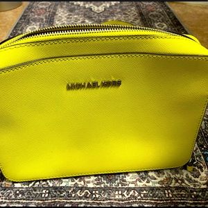 MK bright yellow crossbody